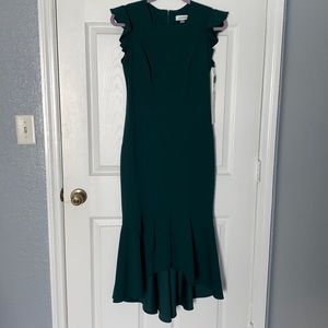 Hunter green Calvin Klein dress